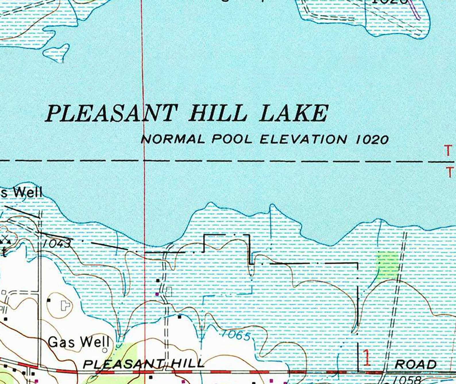 1990 Map of Pleasant Hill Lake Ohio Perrysville Etsy