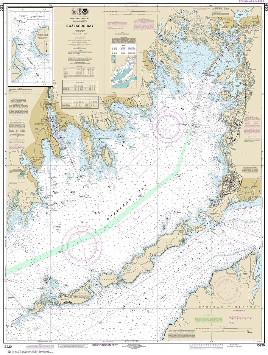 Buzzards Bay Nautical Map 2017 Nautical Map Of Buzzards Bay Massachusetts | Etsy Singapore