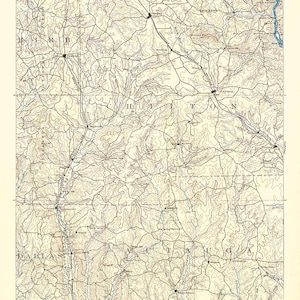 1891 Topo Karte von Clanton, Alabama