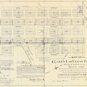 1905 Plan de Las Vegas, Nevada