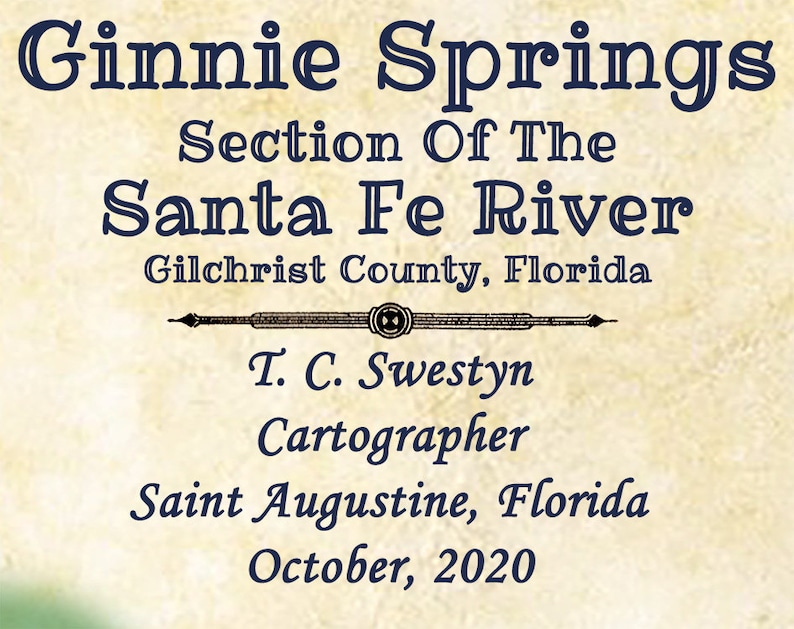 Ginnie Springs Section Map of the - Il 794xN.2646280871 F2yn 