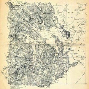 1907 Topo Map of Eastport Maine