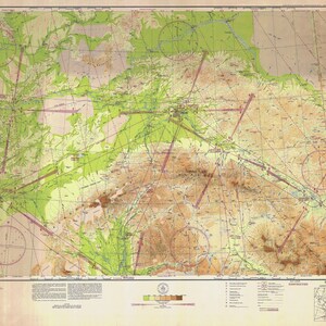 1942-Karte der Fairbanks Region, Alaska