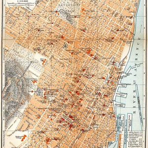 1907 Plan de Montréal Canada