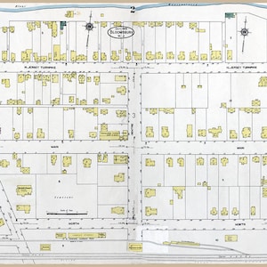 1909 Stadtplan von Bloomsbury Hunterdon County, New Jersey Blatt 2