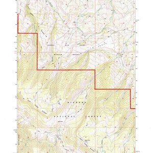 Carte topographique 1993 de West Pass, Wyoming, WY
