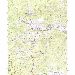 Carte topographique 1993 de Hunter Mesa, Wyoming, WY, forêt de Bighorn