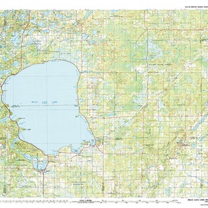 1985 Topo Map of Mille Lacs Lake - Il 300x300.1809712151 Cq0o