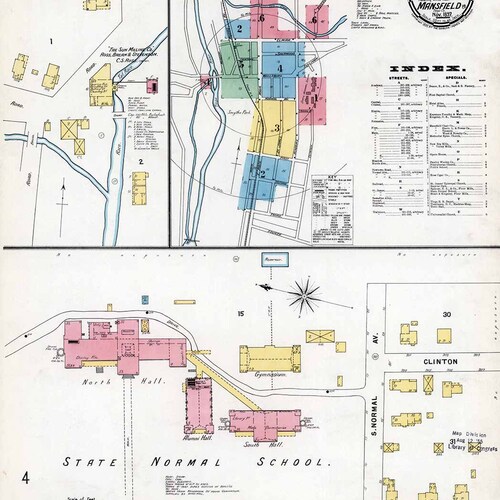 1895 Town Map of Royersford Montgomery County Pennsylvania Etsy