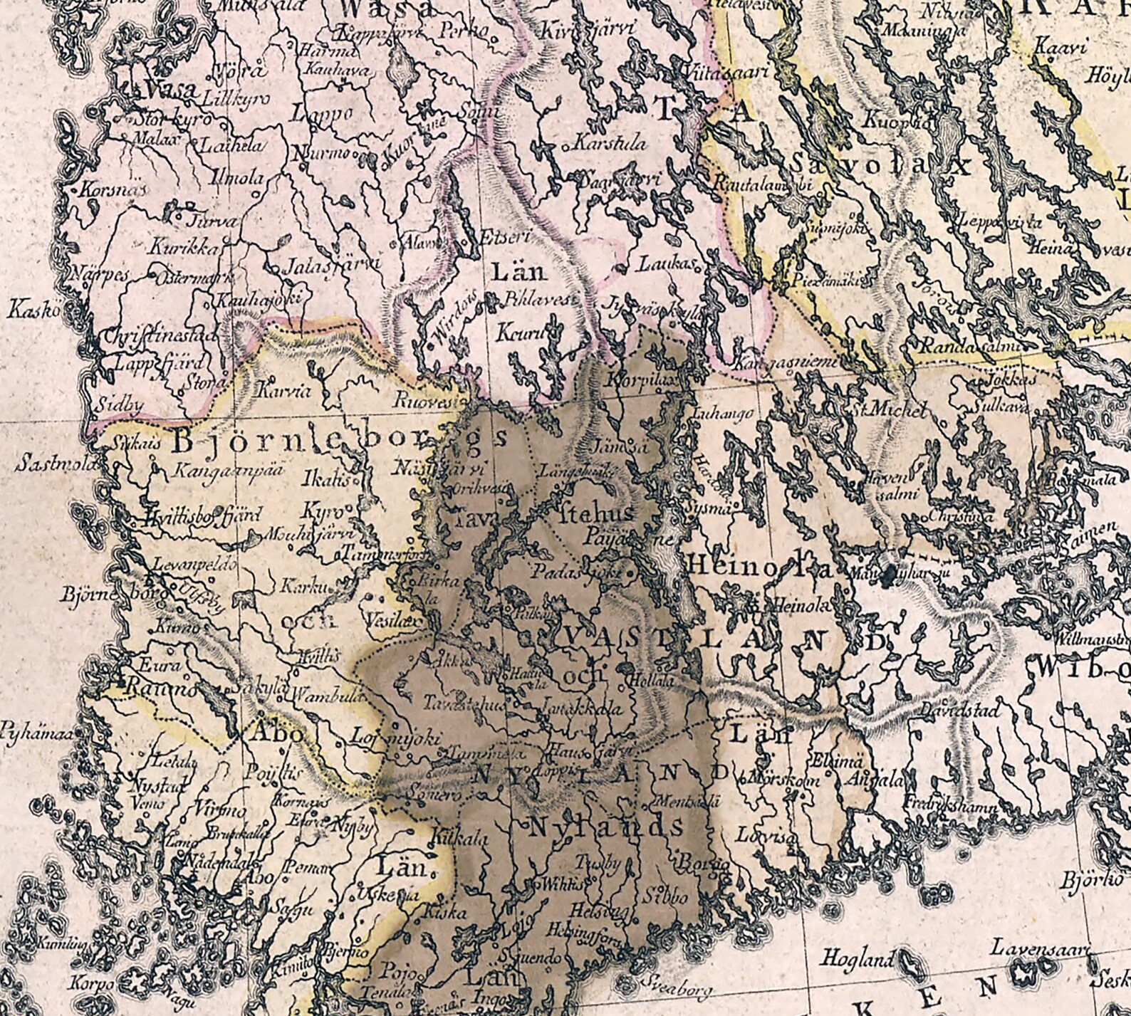 1797 Map of Sweden Etsy
