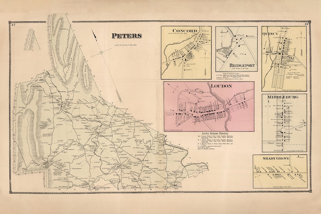 1868-map-of-peters-township-franklin-county-pennsylvania-etsy