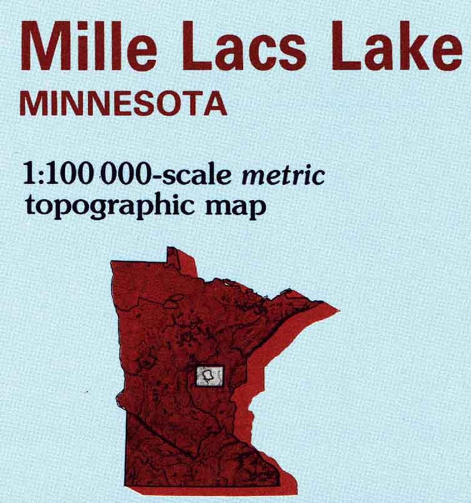 1895 Topo Map of Mille Lacs Lake - Il 1588xN.1679720551 Os0v