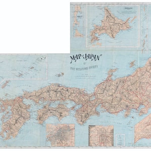 1908 Map of Japan