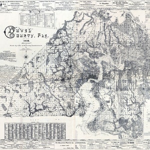 1898 Map of Duval County Florida
