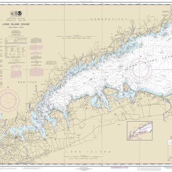 Long Island Map of Towns - Etsy