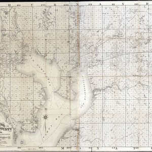 1882 Map of Hillsborough County Florida