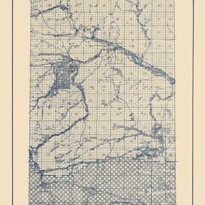 1904 Map of Laramie County Wyoming