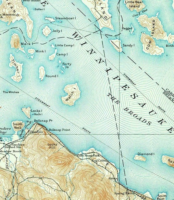 Lake Winnipesaukee Chart