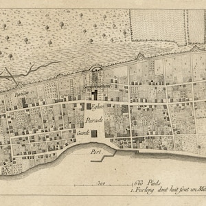 1778-Karte von Saint Augustine Florida