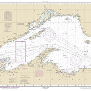 2016 Seekarte vom Lake Superior