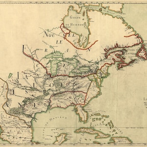 1684 Map of Louisiana