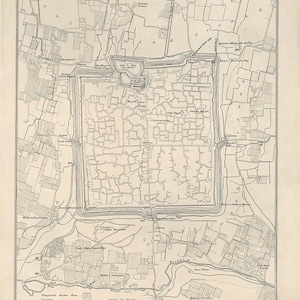1880 Map of Herat Afghanistan