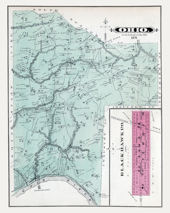 Beaver County Pa Township Map