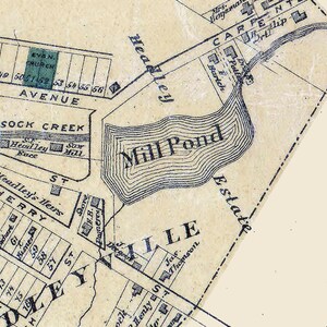 1872 Town Map of Dushore Sullivan County Pennsylvania - Etsy