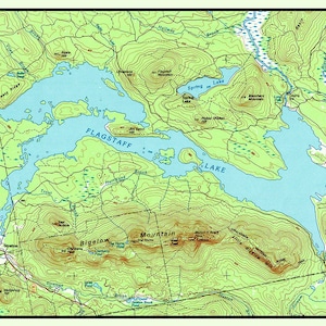 1994 Map of Flagstaff Lake Maine