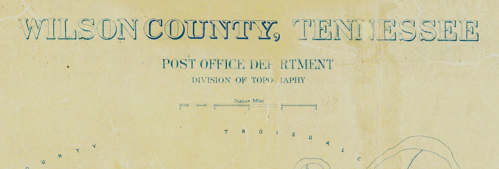 1903 Map of Wilson County Tennessee Etsy