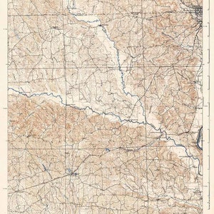 1914 Topo Map of Seale Alabama