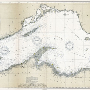 1895 Seekarte vom Lake Superior