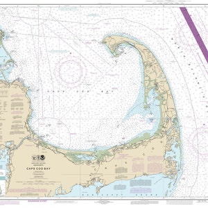 2013 Seekarte von Cape Cod Bay Massachusetts