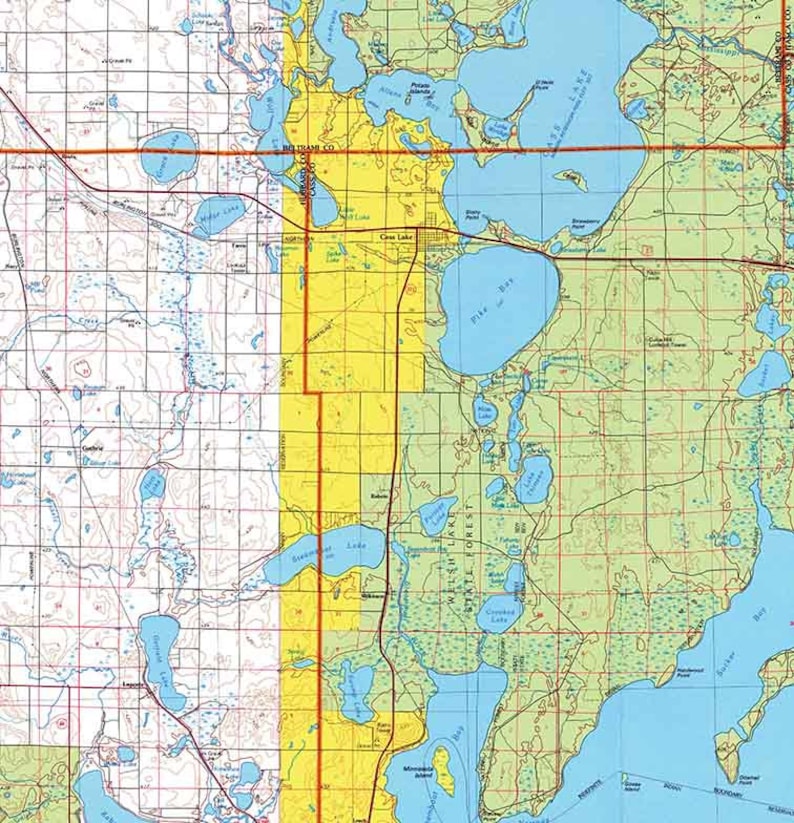 Map Of Cass Lake MN - Maps And Directions For Cass Lake