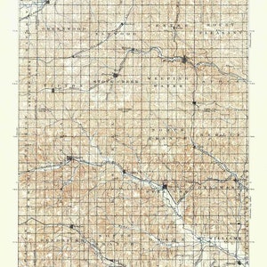 1903 Mapa topográfico de Weeping Water Nebraska Siracusa