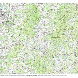 1986 Topo Map of Milan Tennessee Humboldt Jackson