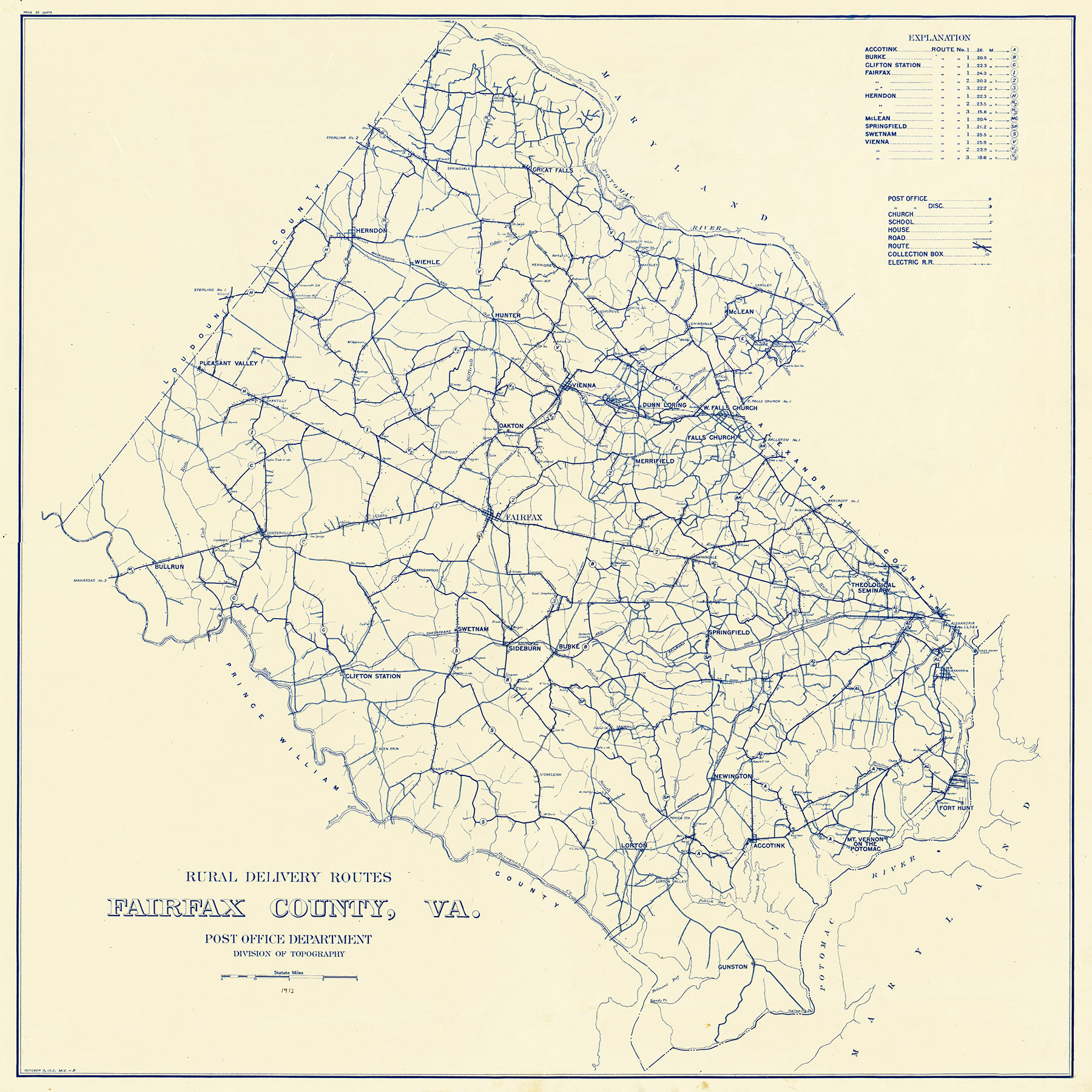 Map Of Fairfax City Va