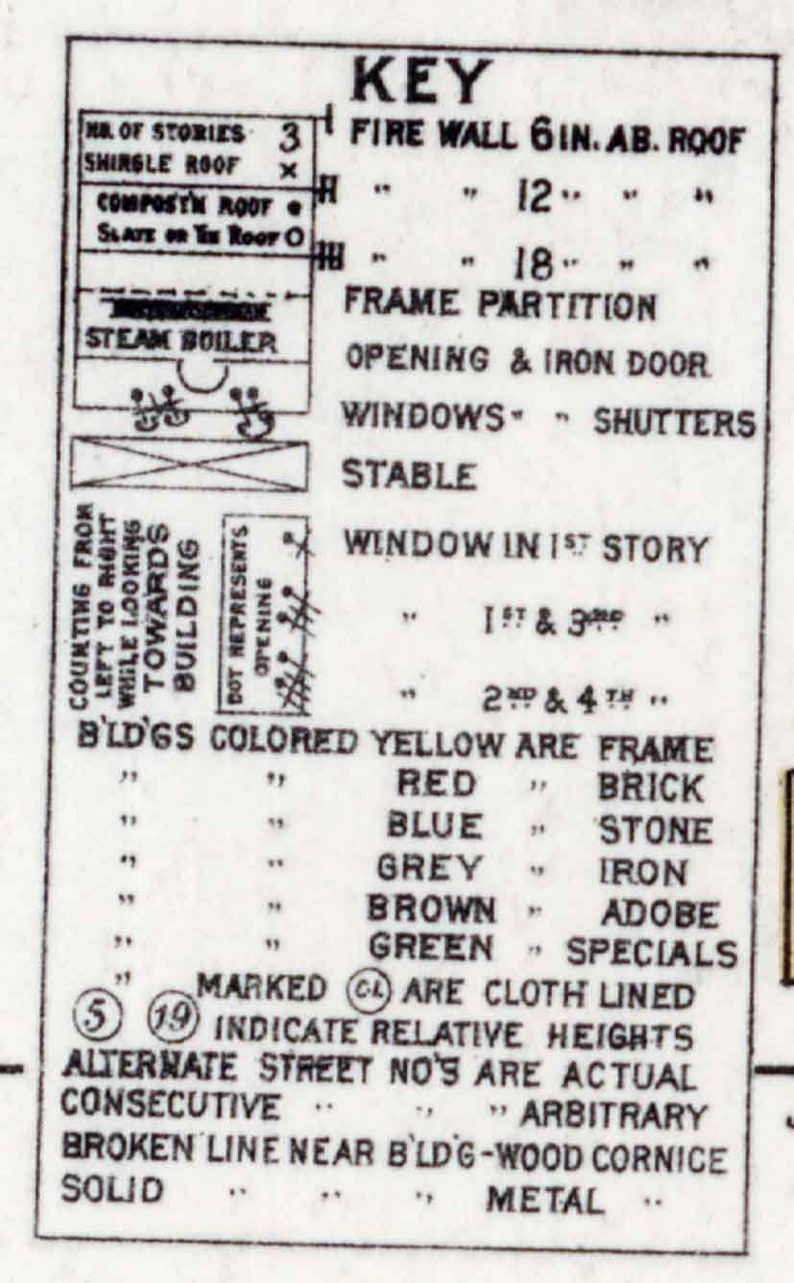 1895 Town Map of Hastings Cambria County Pennsylvania Etsy