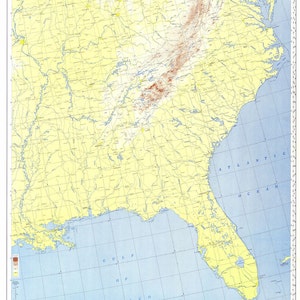 1953 Seekarte der Ostküste der USA