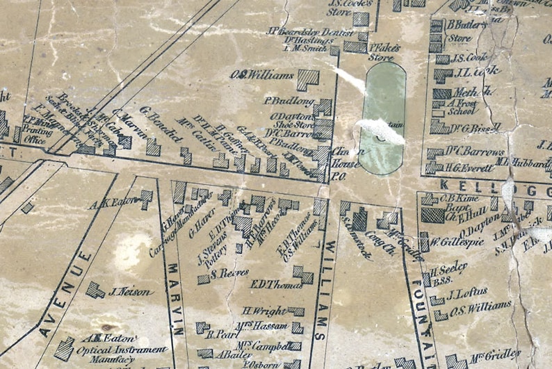 1857 Town Map of Kirkland Oneida County New York Etsy