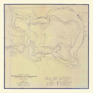 1925 Carte du comté de LaGrange, Indiana, d'Oliver Lake