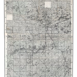 1906 Map of St Louis County Minnesota
