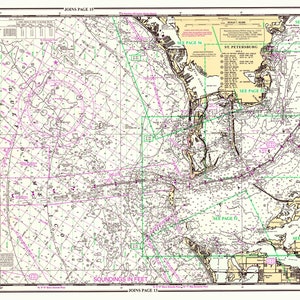 1996 Seekarte von Tampa Bay Florida