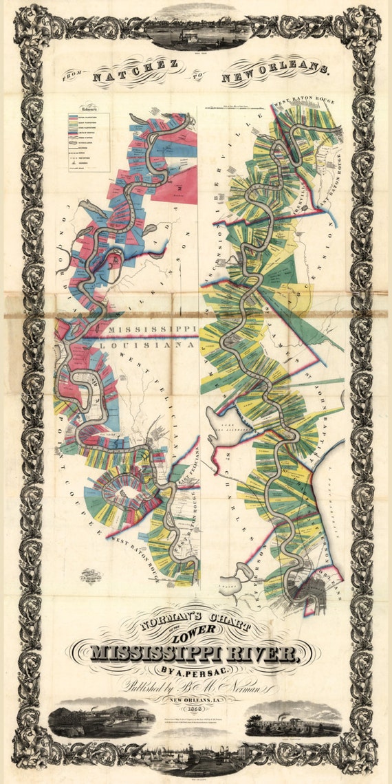 Lower Mississippi River Navigation Charts