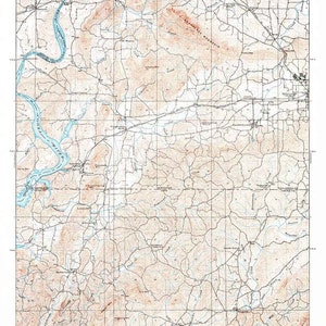 1915 Topo Karte von Gantts Steinbruch Alabama