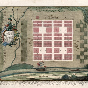 1747 Map of Ebenezer Georgia