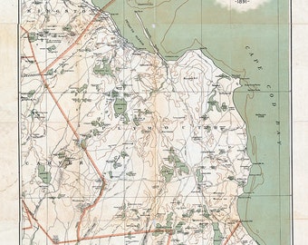 1891 Map of Plymouth Massachusetts