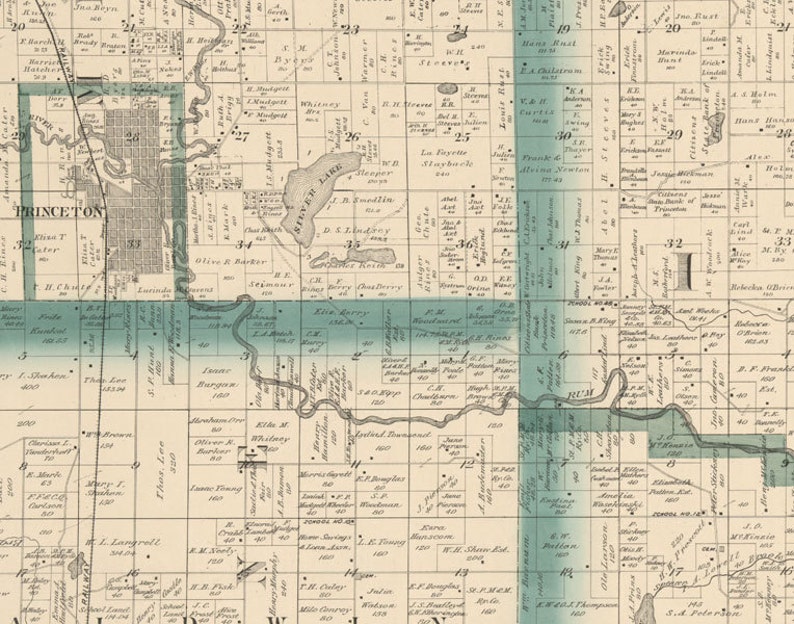 Isanti County Parks Map