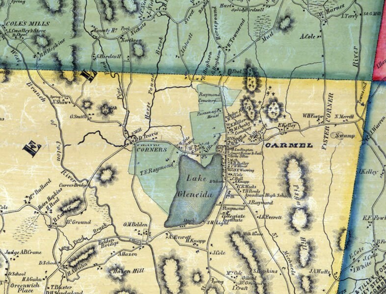 1854 Map of Putnam County New York Etsy