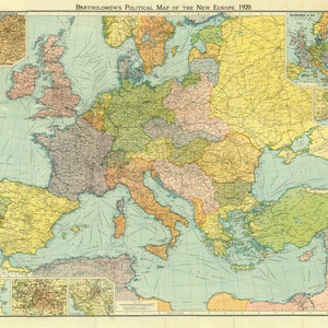Mapa da Europa de 1920